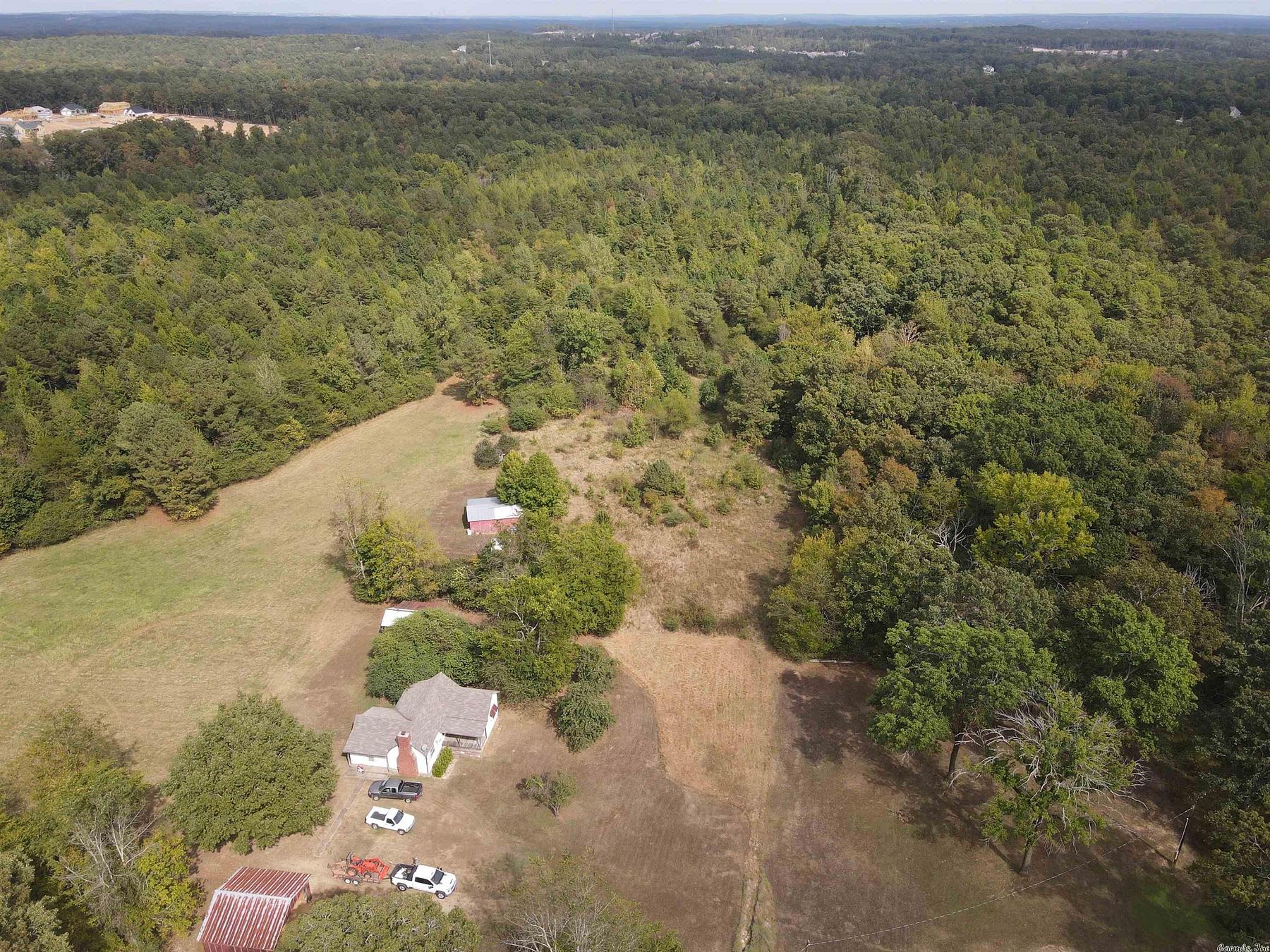 67 Acres of Land & Home Alexander, Arkansas, 